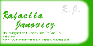 rafaella janovicz business card